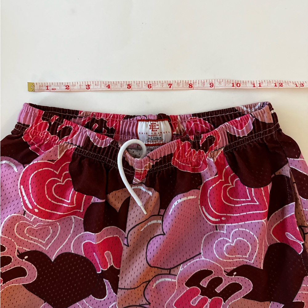 Eric Emanuel EE Basic Short "Pink Heart" Sweat sh… - image 4